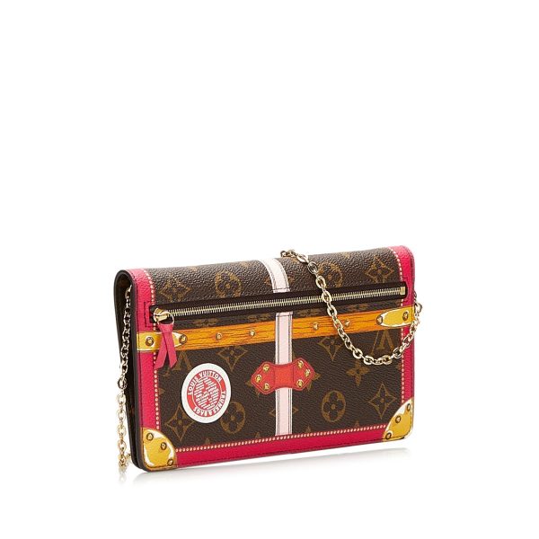 Brown Louis Vuitton Monogram Summer Trunks Pochette Crossbody Bag Online Sale