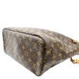 LOUIS VUITTON  Neverfull MM Monogram Canvas Tote Bag Brown Red on Sale