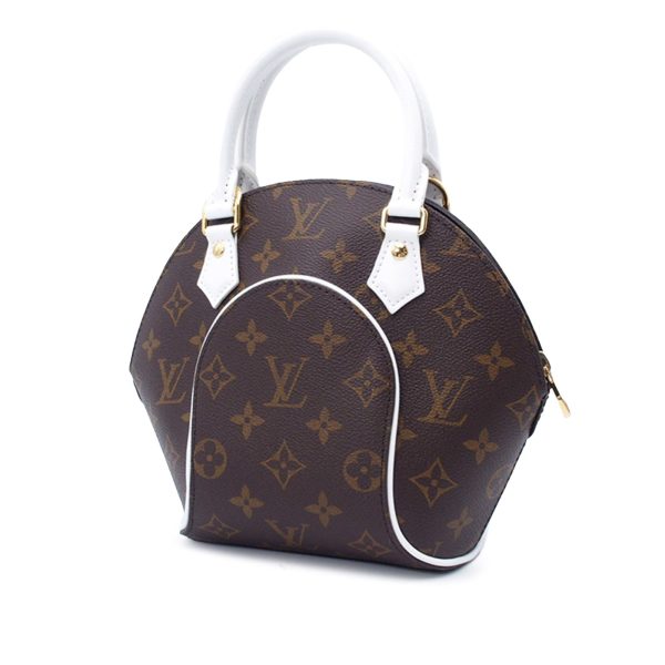 Brown Louis Vuitton Monogram Match Ellipse BB Satchel Supply