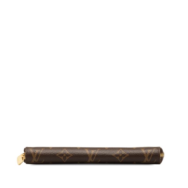 Brown Louis Vuitton Monogram Zippy Wallet Online now