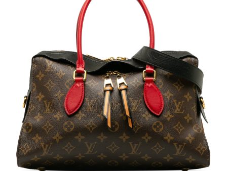 Brown Louis Vuitton Monogram Tuileries Satchel For Discount