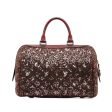 Burgundy Louis Vuitton Monogram Sunshine Express Speedy 30 Boston Bag Online now