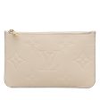 Brown Louis Vuitton Monogram Empreinte Neverfull Pouch Online Sale