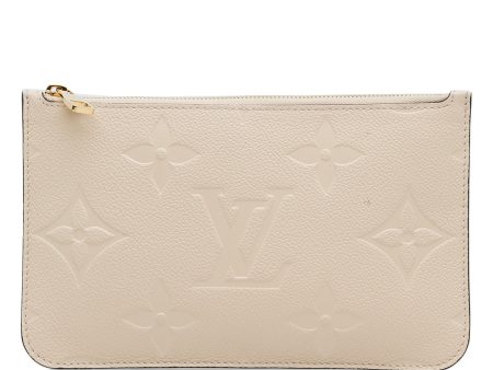 Brown Louis Vuitton Monogram Empreinte Neverfull Pouch Online Sale