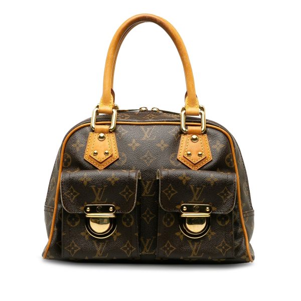 Brown Louis Vuitton Monogram Manhattan PM Handbag Sale