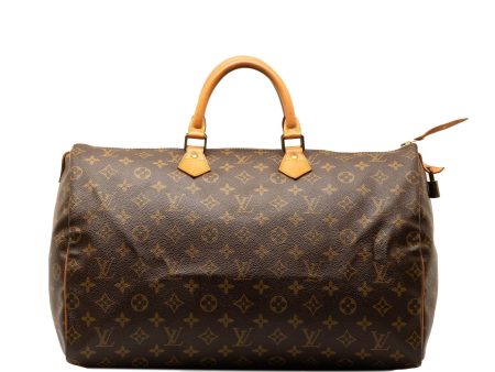 Brown Louis Vuitton Monogram Speedy 40 Boston Bag Online