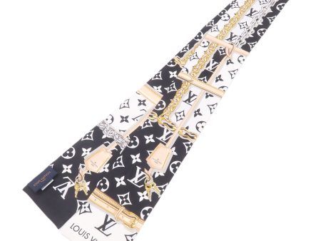 Louis Vuitton Bandeau Monogram Confidential Scarf 100% Silk M78656 Cheap