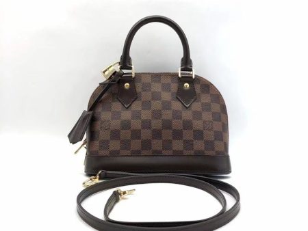 Louis Vuitton Alma BB Damier Ebene Brown Small Crossbody Bag Online now