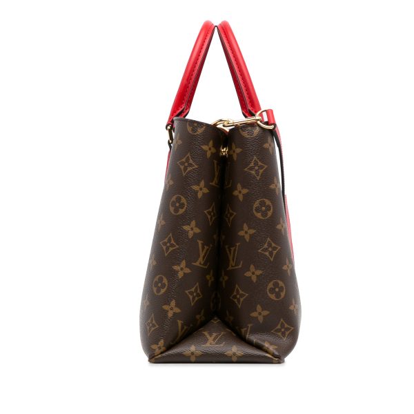 Brown Louis Vuitton Monogram Flower Tote Satchel Sale