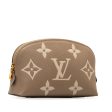 Brown Louis Vuitton Monogram Empreinte Giant Bicolor Cosmetic Pouch Supply