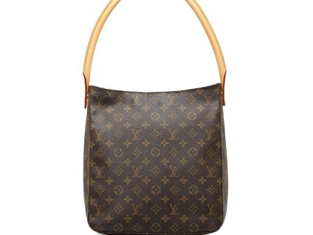 Brown Louis Vuitton Monogram Looping GM Shoulder Bag Hot on Sale