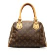 Brown Louis Vuitton Monogram Manhattan PM Handbag Hot on Sale