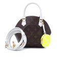 Brown Louis Vuitton Monogram Match Ellipse BB Satchel Supply