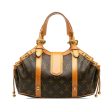 Brown Louis Vuitton Monogram Theda PM Handbag For Discount