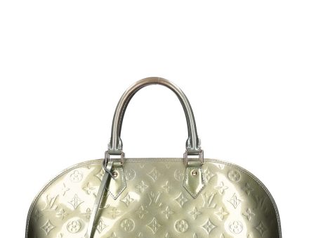 LOUIS VUITTON Alma Bag GM Vernis Vert Tonic Online Sale