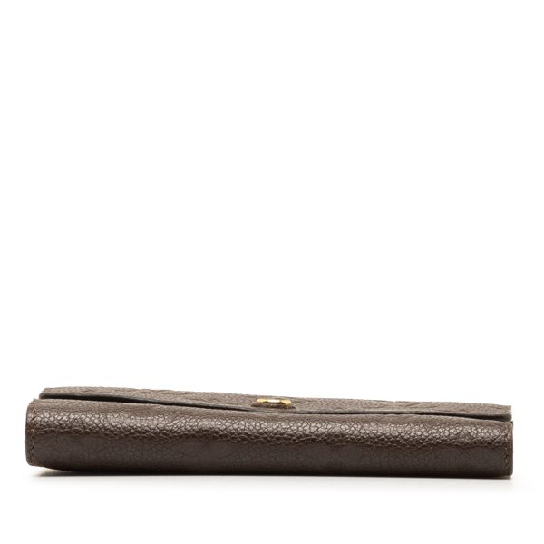 Brown Louis Vuitton Monogram Empreinte Portefeuille Curieuse Wallet Sale