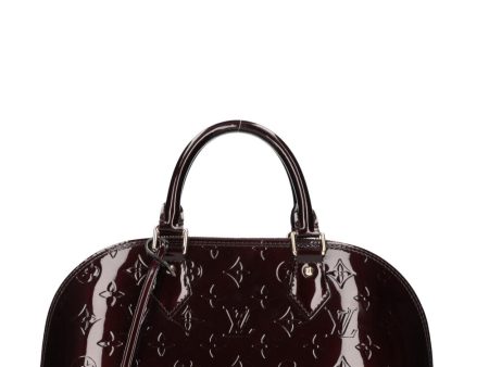 LOUIS VUITTON Alma Bag Vernis Amarante Sale