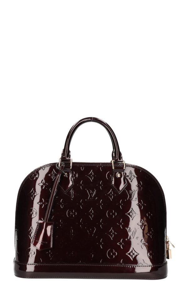 LOUIS VUITTON Alma Bag Vernis Amarante Sale