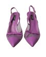 Dolce & Gabbana  Miss Sicily Slingback Pumps in Purple Online