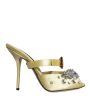 Dolce & Gabbana  Crystal Mules - Yellow Online