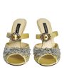 Dolce & Gabbana  Crystal Mules - Yellow Online