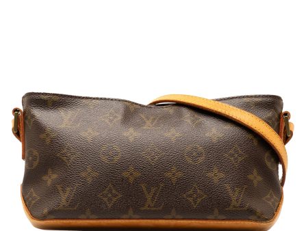 Brown Louis Vuitton Monogram Trotteur Crossbody Bag on Sale