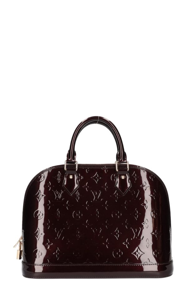 LOUIS VUITTON Alma Bag Vernis Amarante Sale