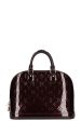 LOUIS VUITTON Alma Bag Vernis Amarante Sale