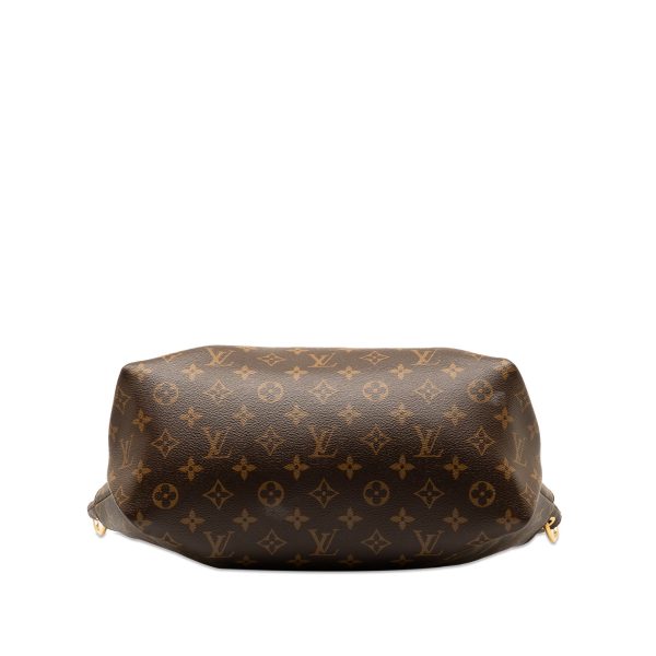 Brown Louis Vuitton Monogram Flower Zipped Tote PM Satchel Online Hot Sale