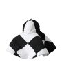 Dolce & Gabbana  Checkerboard Sun Hat Black White For Discount