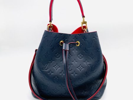 LOUIS VUITTON Amplant Neo Noe Leather Navy For Cheap