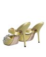 Dolce & Gabbana  Crystal Mules - Yellow Online