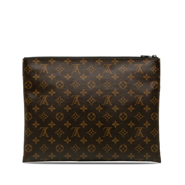 Brown Louis Vuitton Monogram Solar Ray A4 Pochette Clutch Bag For Cheap