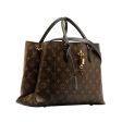 Brown Louis Vuitton Monogram Flower Tote Satchel Online