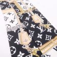 Louis Vuitton Bandeau Monogram Confidential Scarf 100% Silk M78656 Cheap