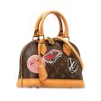 Brown Louis Vuitton Monogram World Tour Alma BB Satchel For Discount