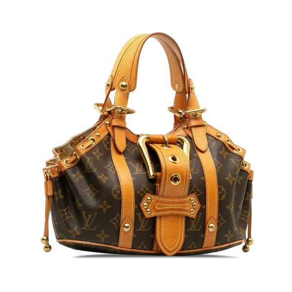 Brown Louis Vuitton Monogram Theda PM Handbag For Discount