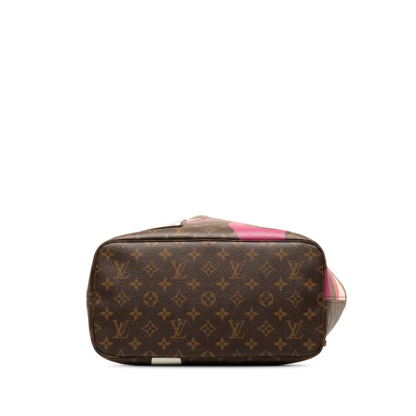 Brown Louis Vuitton Monogram Game On Neverfull MM Tote Bag Online Hot Sale