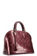 LOUIS VUITTON Alma Bag PM Vernis Rouge Fauviste For Discount