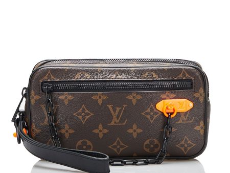 Brown Louis Vuitton Monogram Solar Ray Pochette Volga Clutch Bag Online