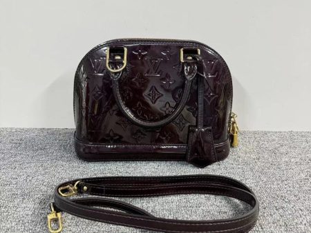 Louis Vuitton Alma BB Patent Leather Bag Cherry Mini Handbag Discount