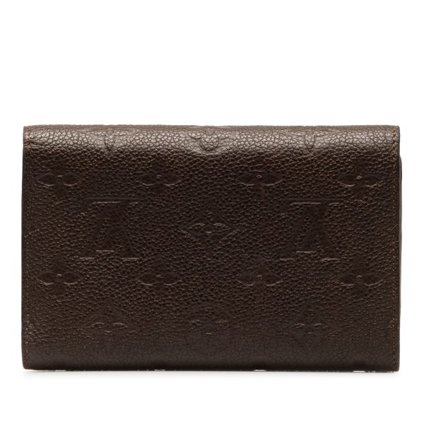 Brown Louis Vuitton Monogram Empreinte Portefeuille Curieuse Wallet Sale