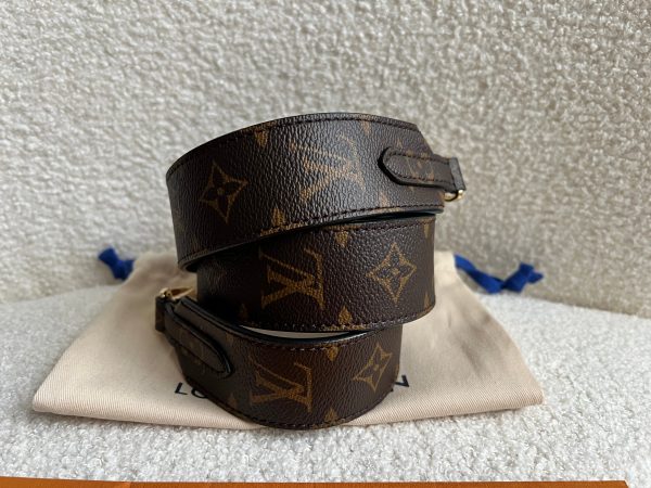 Louis Vuitton Bandouliere Monogram Leather Shoulder Strap (RRP £395) Online Hot Sale