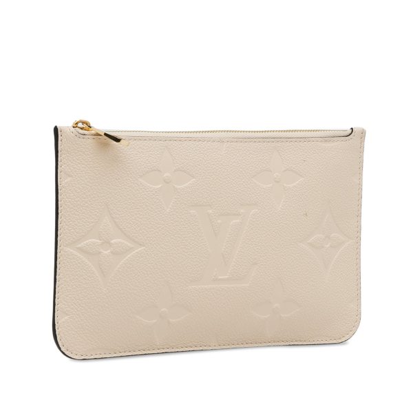 Brown Louis Vuitton Monogram Empreinte Neverfull Pouch Online Sale