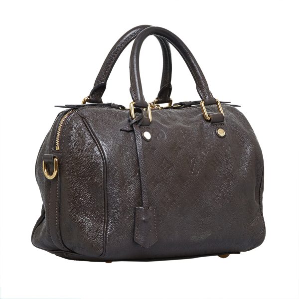 Brown Louis Vuitton Monogram Empreinte Speedy Bandouliere 25 Boston Bag Online