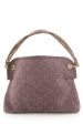 Louis Vuitton 2008 Python Trimmed Suede Whisper Handbag Discount