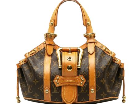 Brown Louis Vuitton Monogram Theda PM Handbag For Discount