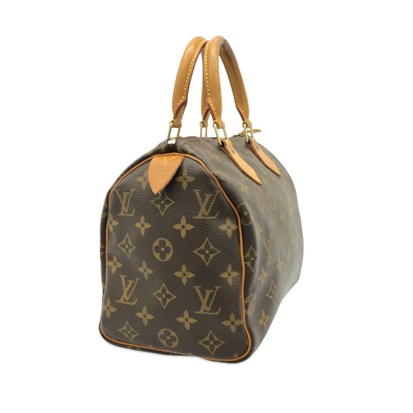 Brown Louis Vuitton Monogram Speedy 25 Boston Bag Hot on Sale