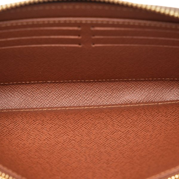 Brown Louis Vuitton Monogram Zippy Wallet Online now