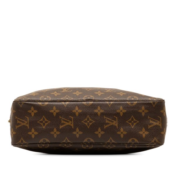 Brown Louis Vuitton Monogram Trousse Toilette 28 Clutch Bag Cheap